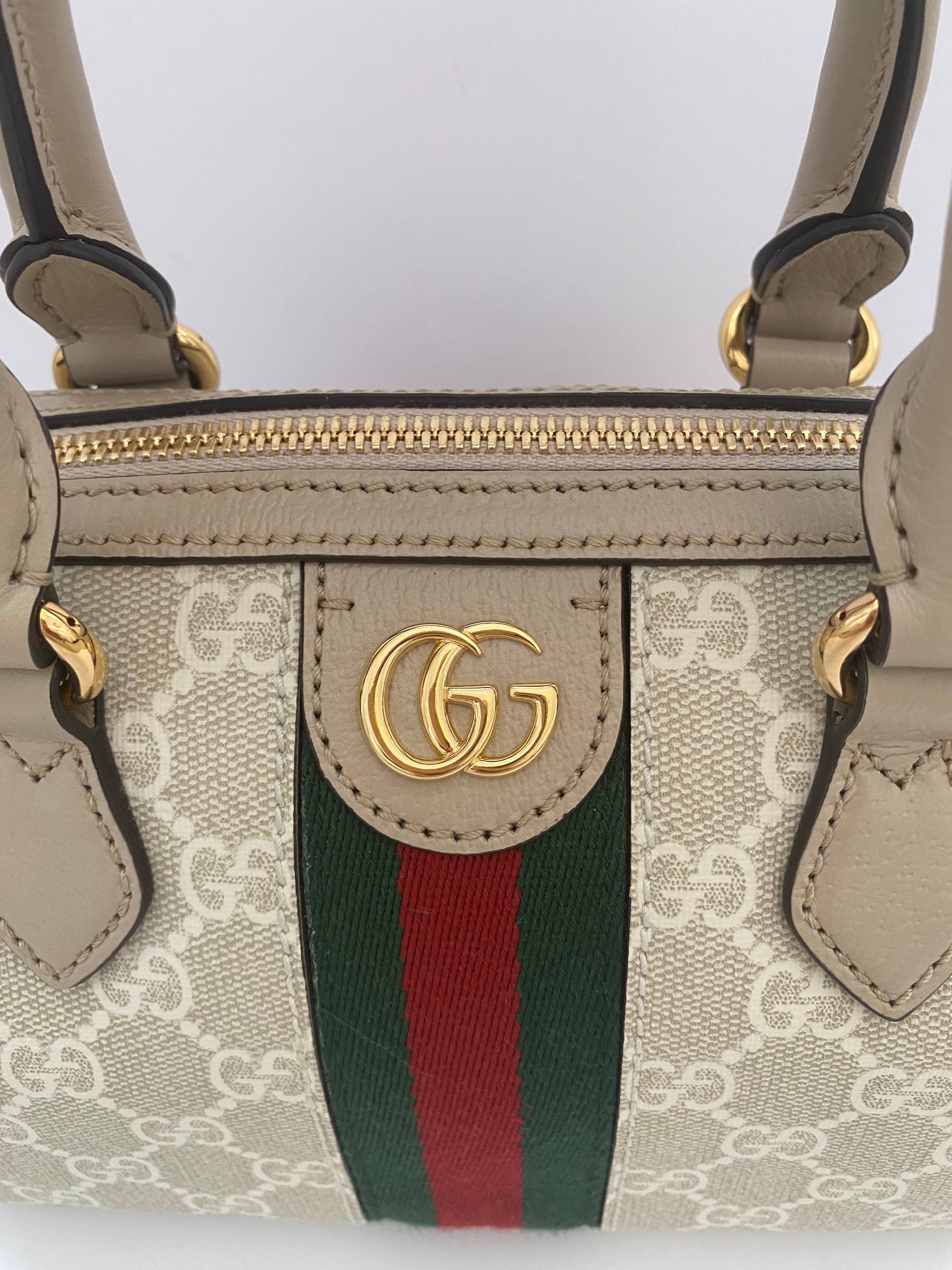 Gucci Mini Top Handle In Ophidia Canvas (RRP £1380)