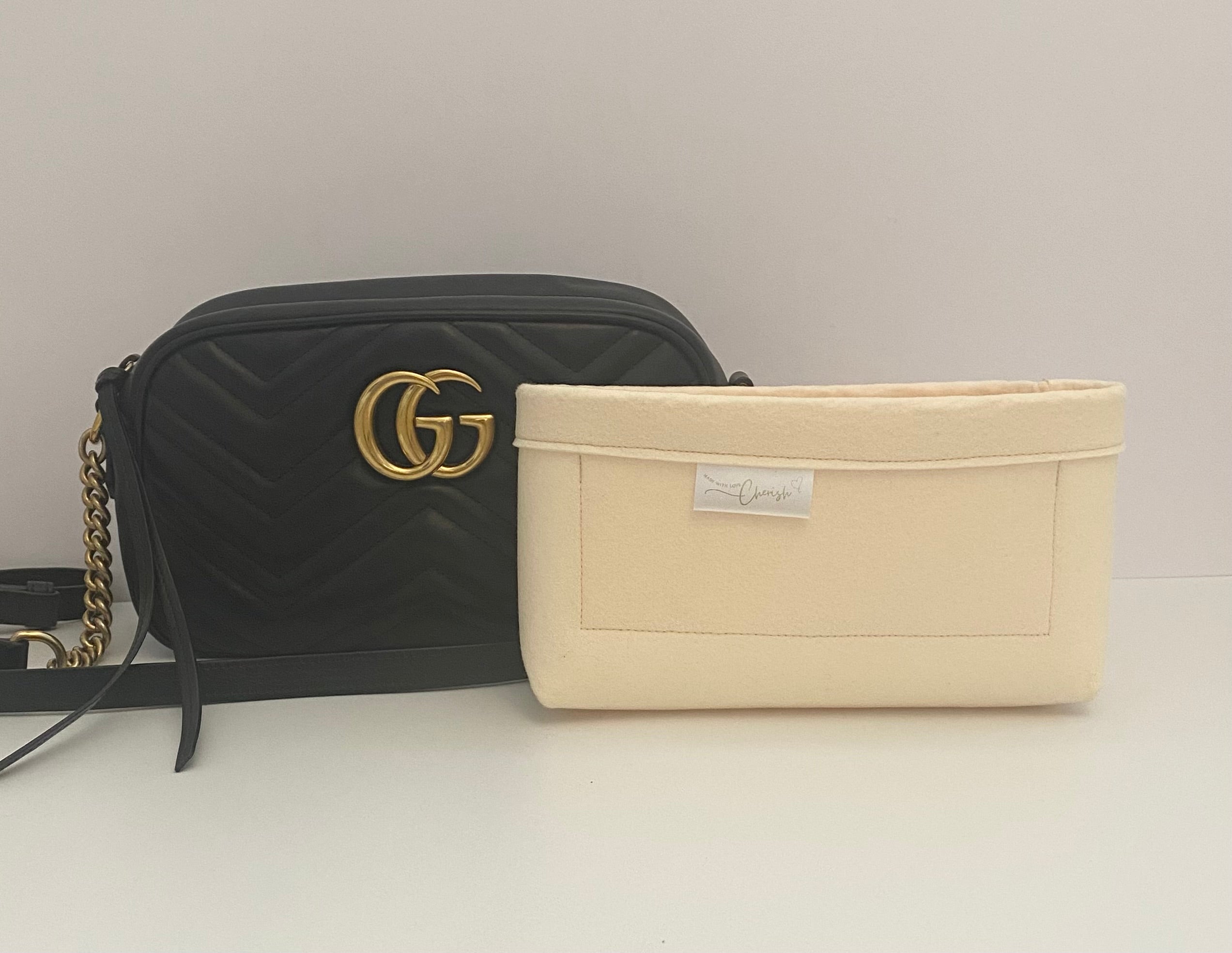 Gucci Black Marmont Small Handbag (RRP £1340)