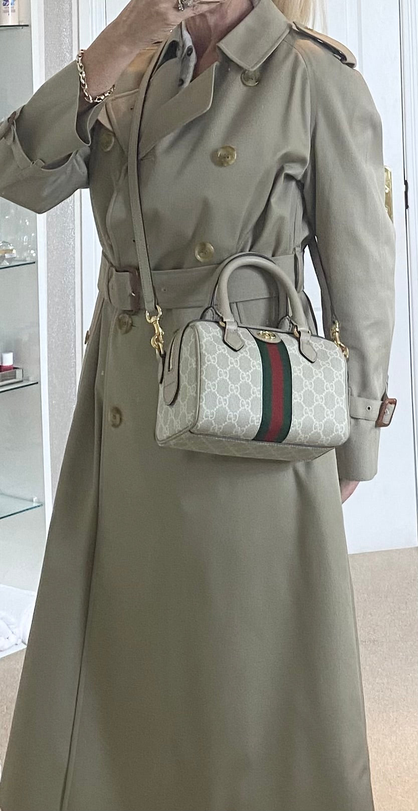 Gucci Mini Top Handle In Ophidia Canvas (RRP £1380)