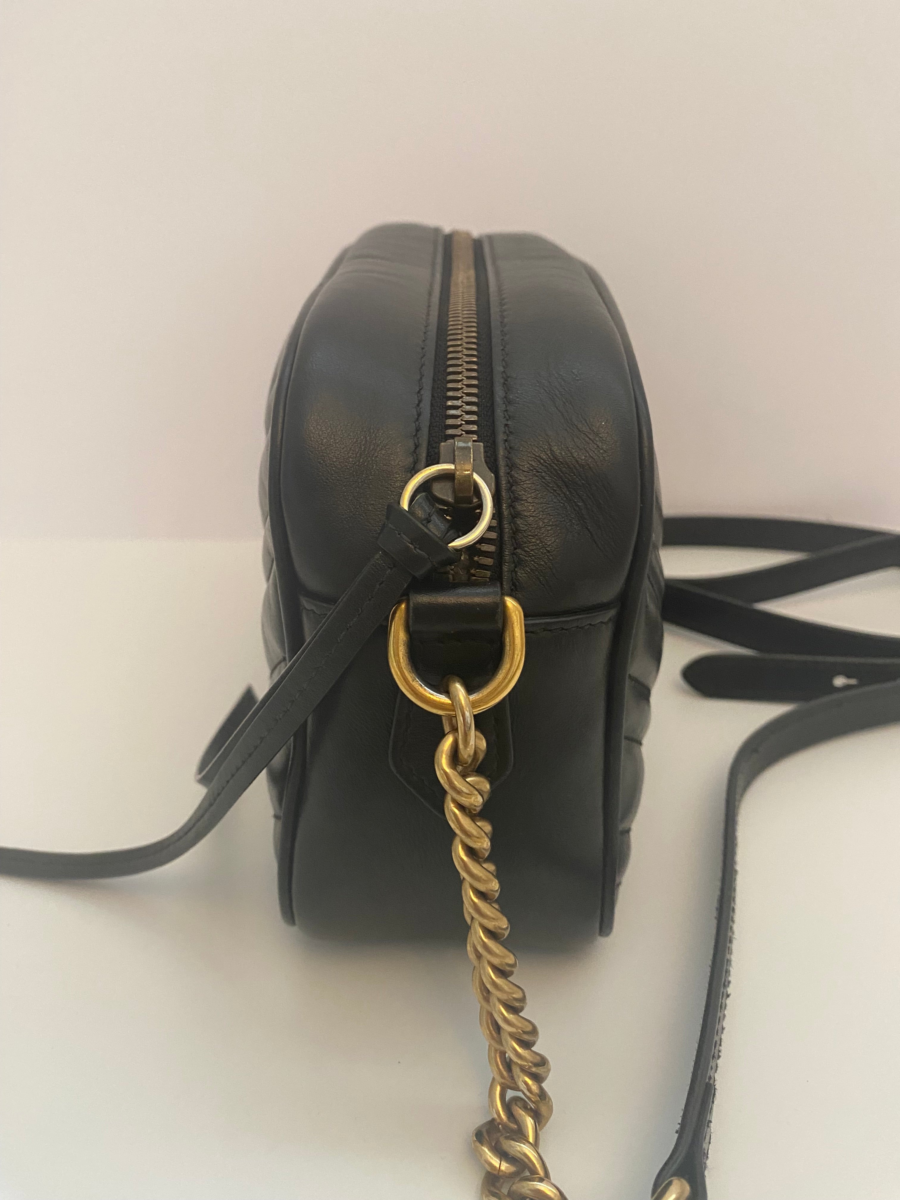 Gucci Black Marmont Small Handbag (RRP £1340)