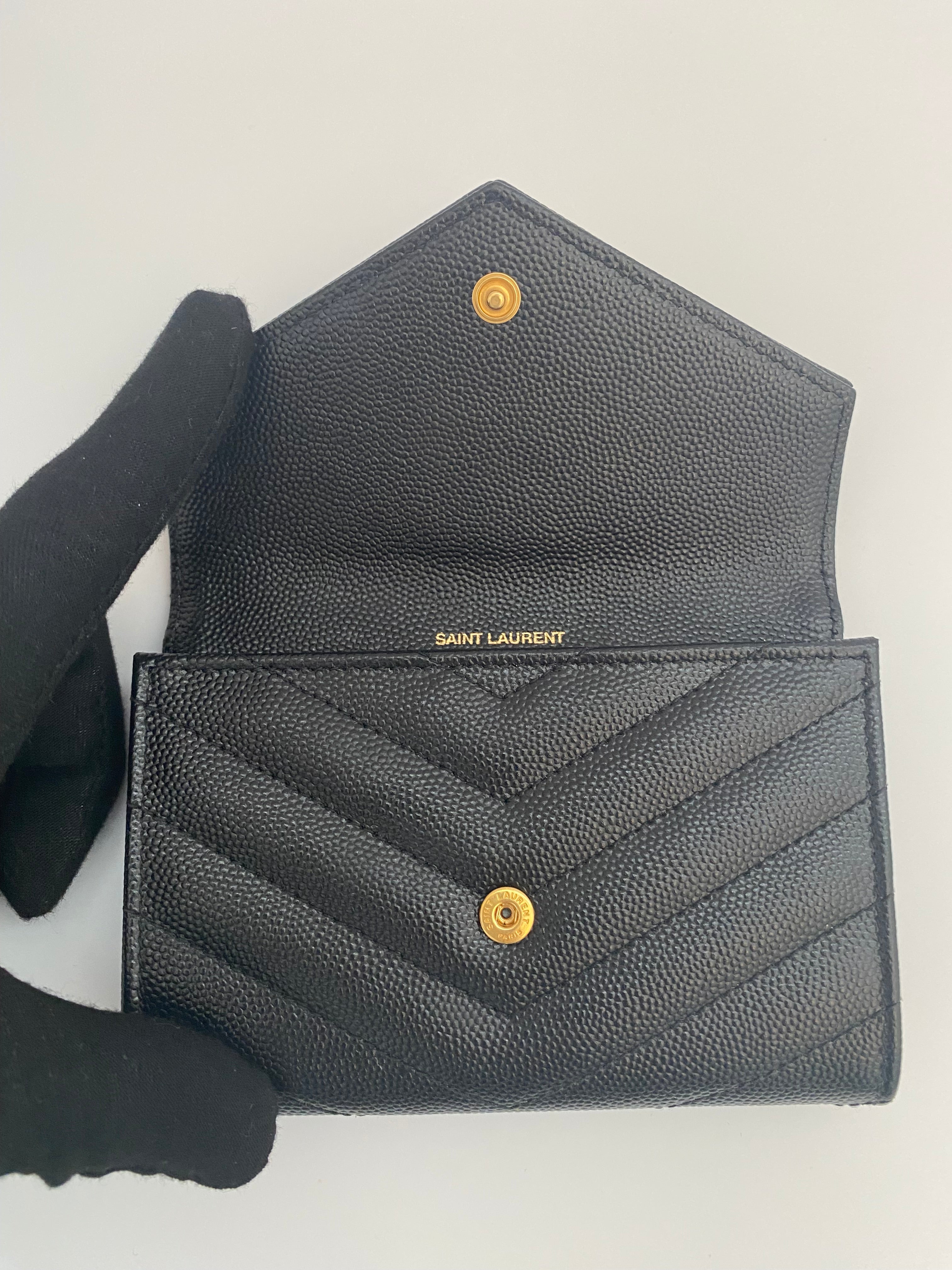 Saint Laurent Cassandre Matelasse Small Wallet (RRP £365)