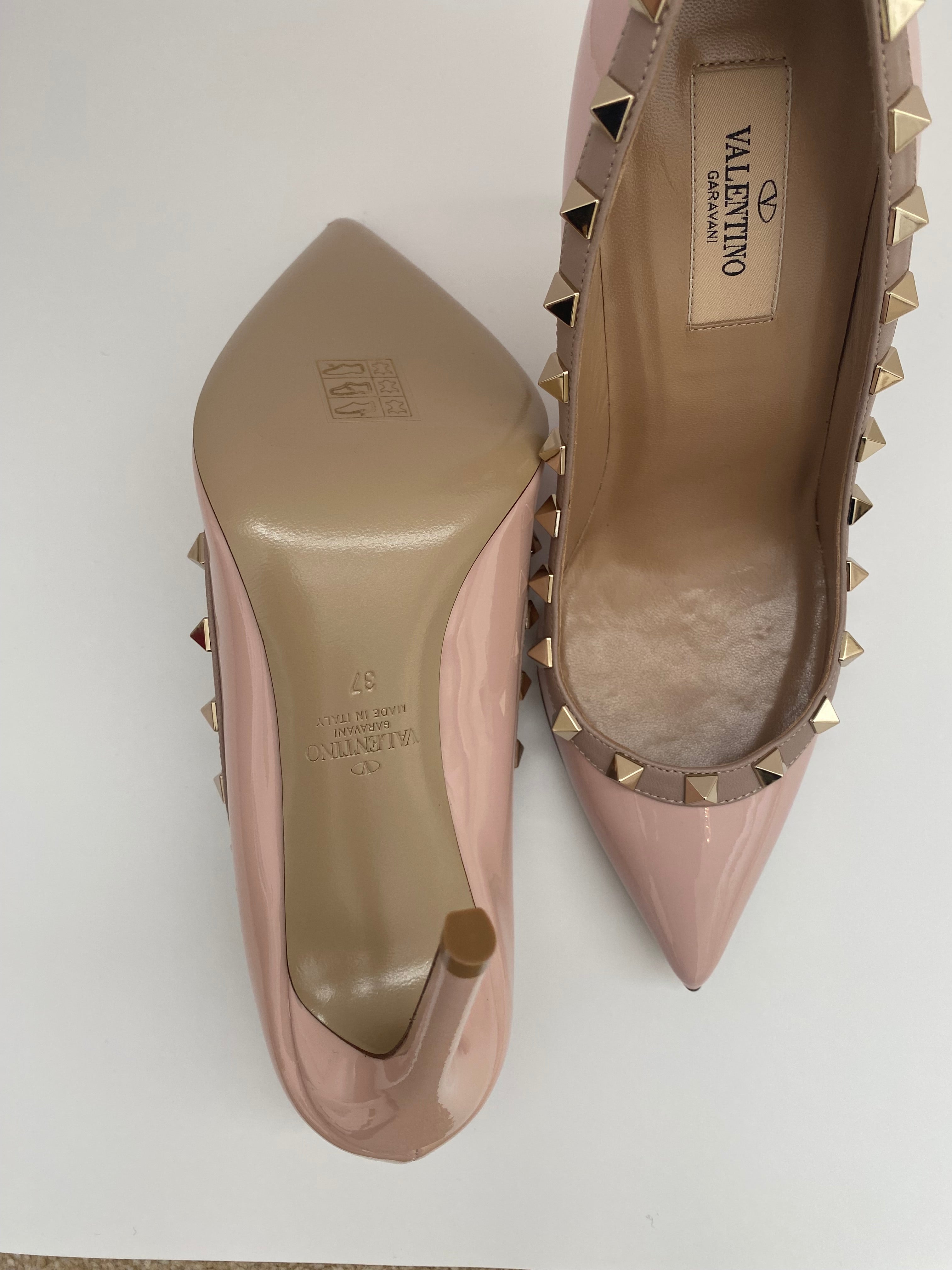 Valentino Garavani Water Rose Rockstud Heels