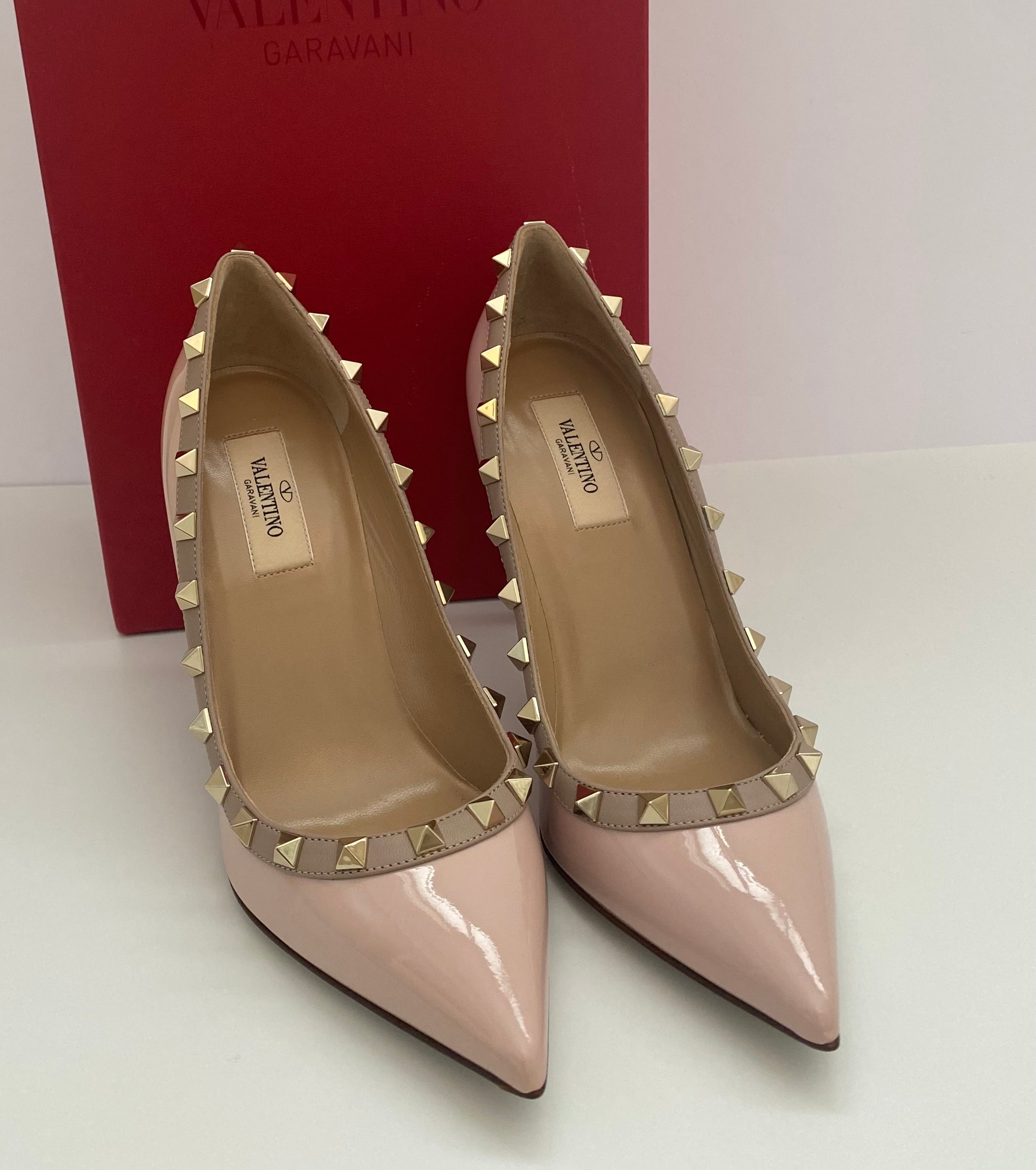 Valentino Garavani Water Rose Rockstud Heels