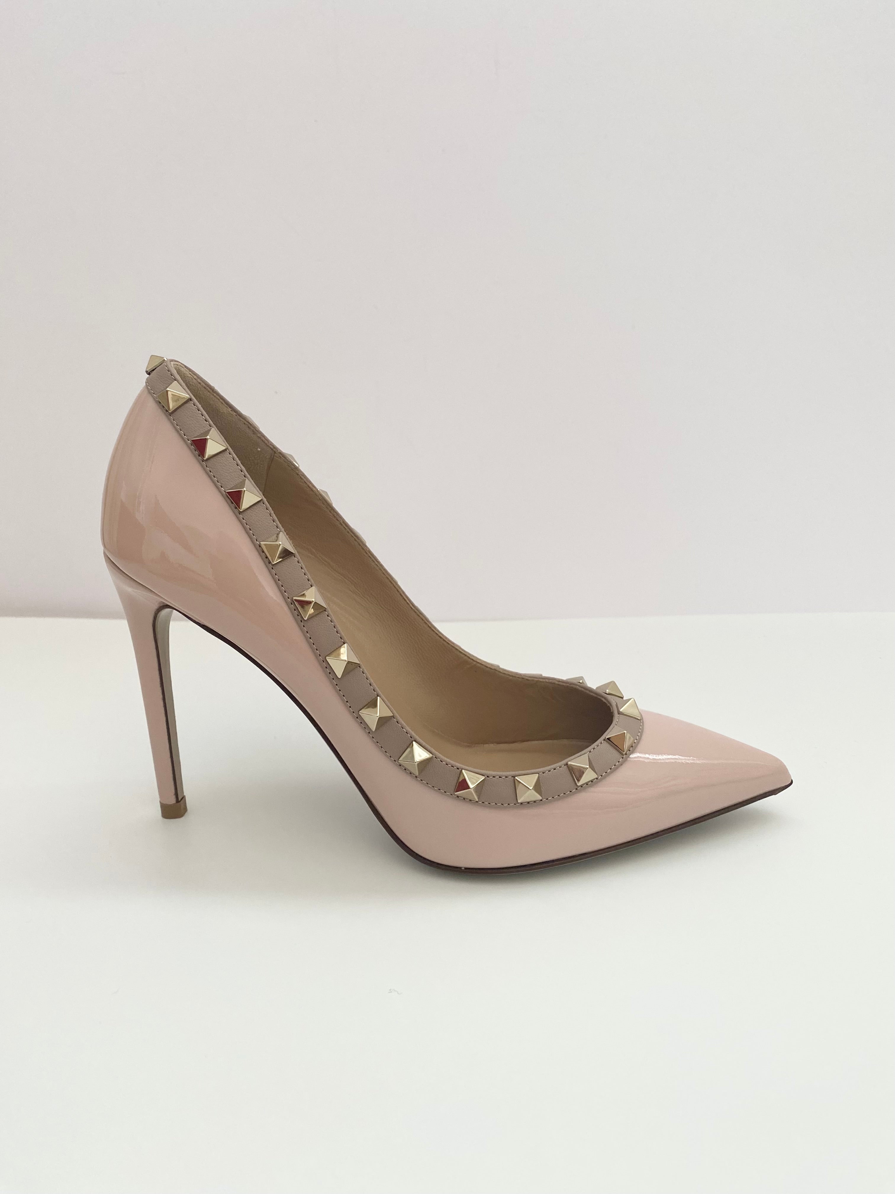 Valentino Garavani Water Rose Rockstud Heels