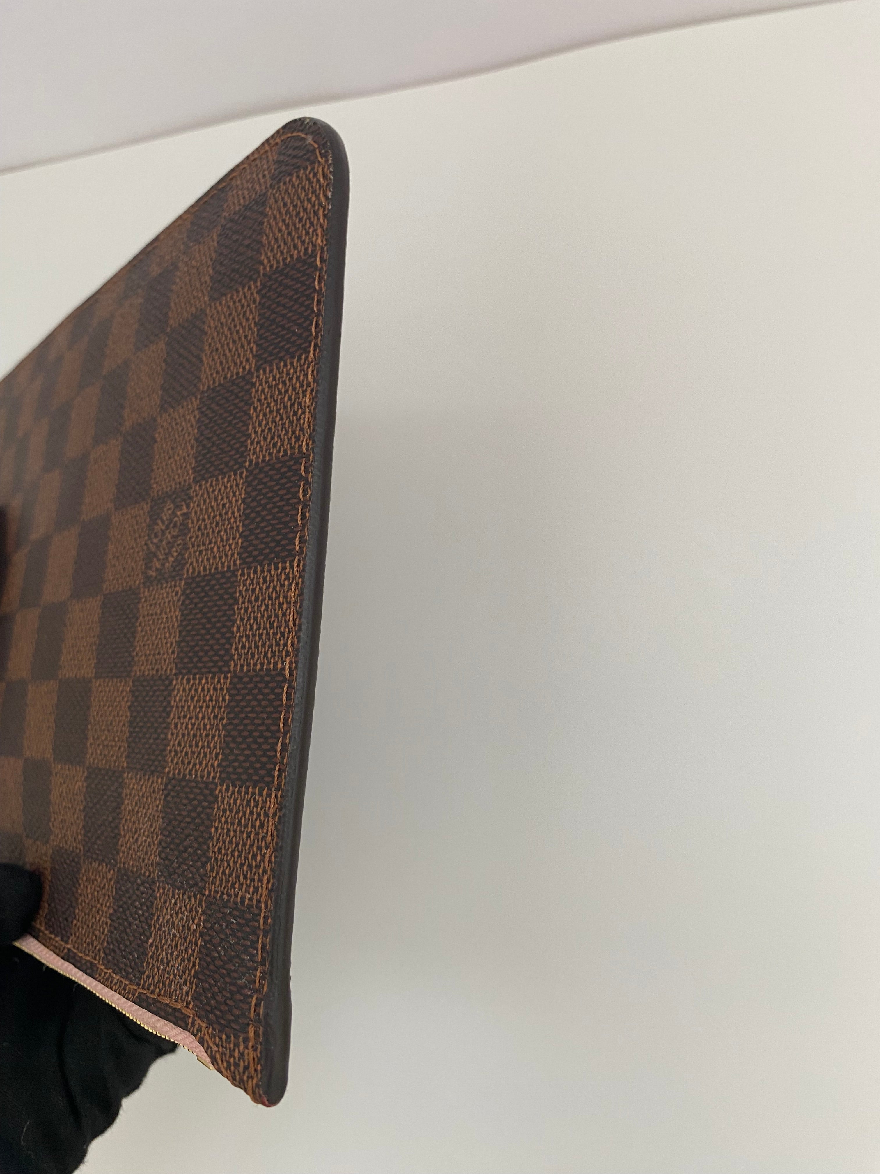 Louis Vuitton Damier Ebene Neverfull Pouch