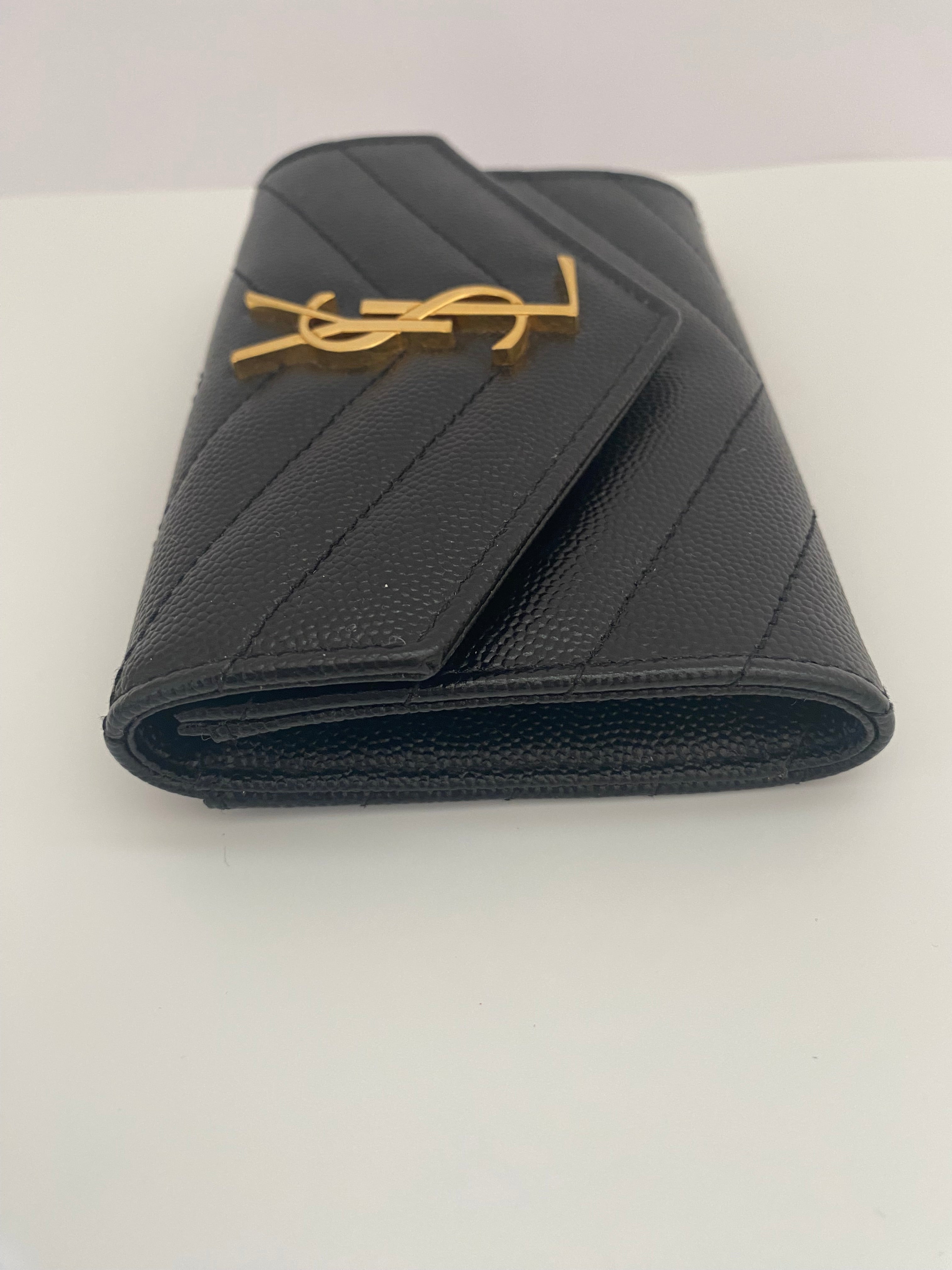 Saint Laurent Cassandre Matelasse Small Wallet (RRP £365)