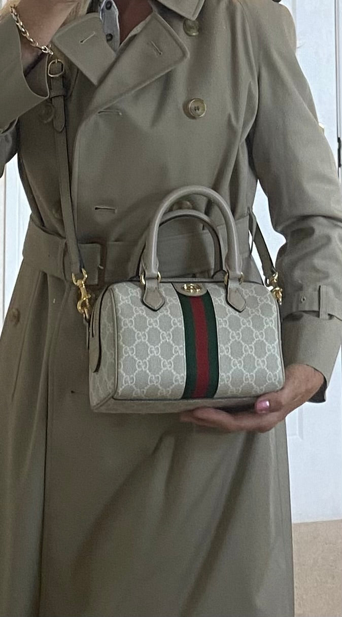 Gucci Mini Top Handle In Ophidia Canvas (RRP £1380)