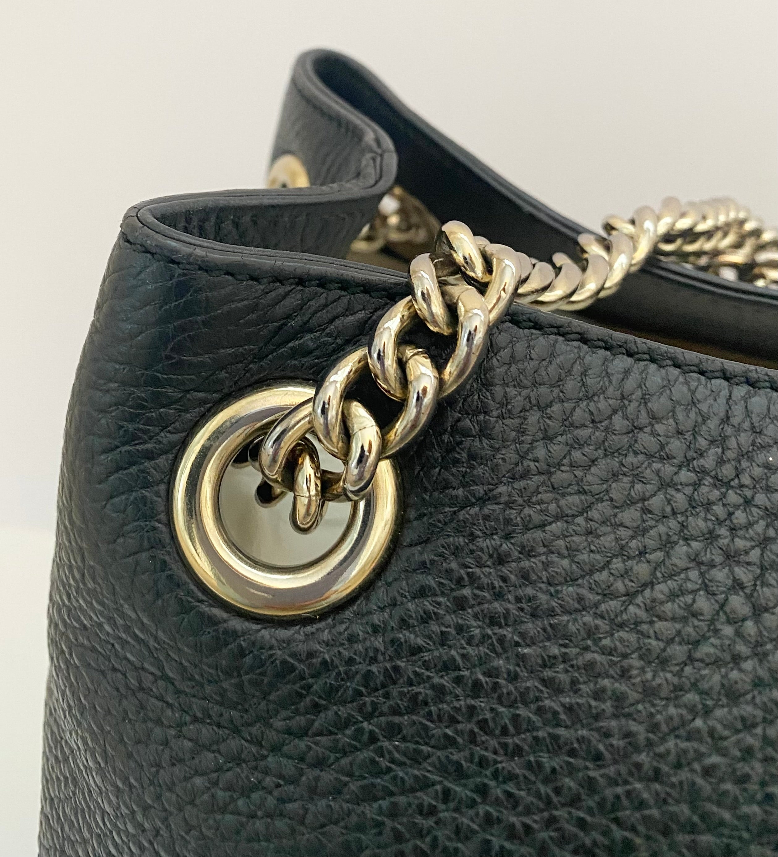 Gucci  Black Soho Chain Tote  (RRP £1350)