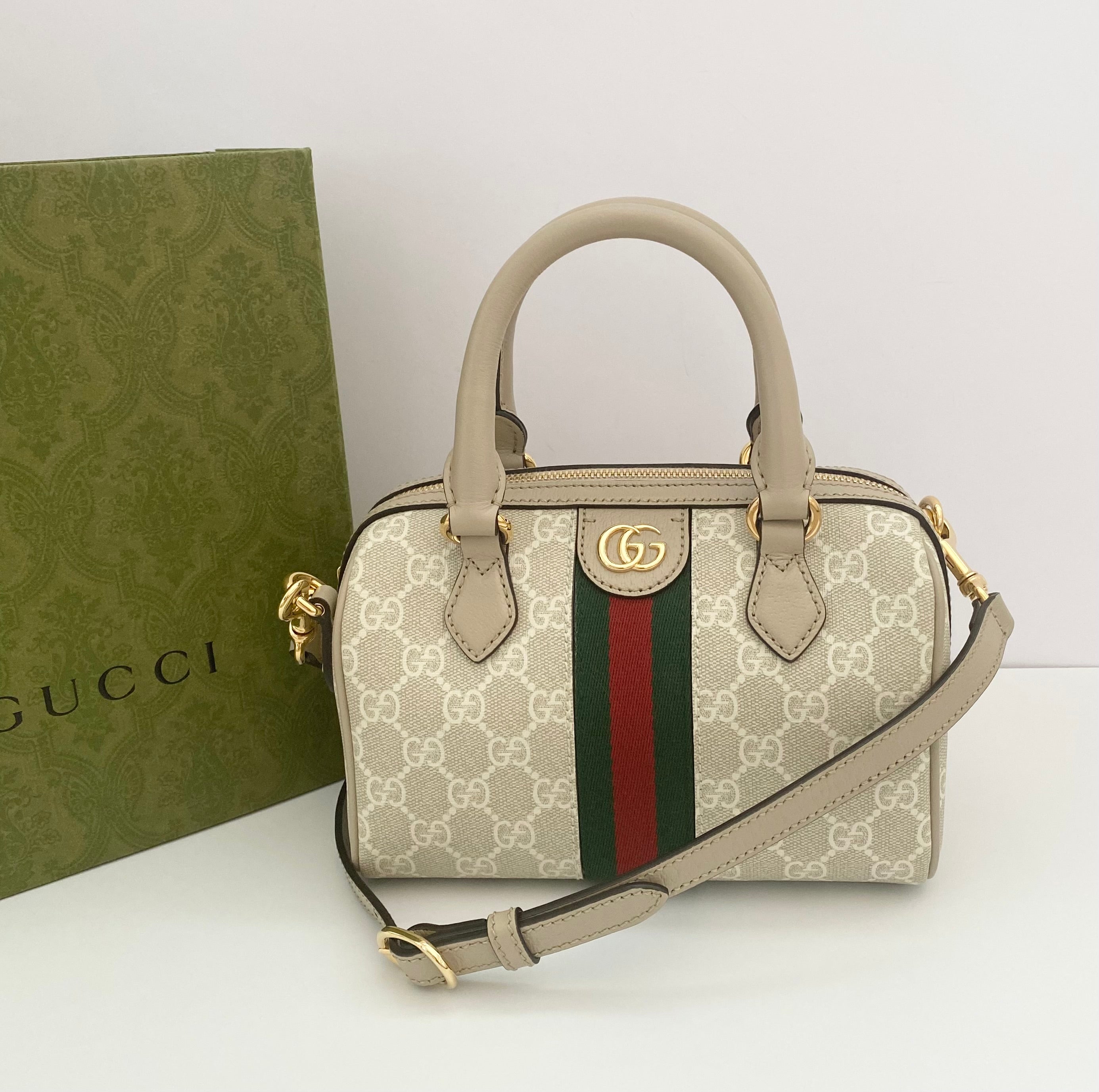 Gucci Mini Top Handle In Ophidia Canvas (RRP £1380)