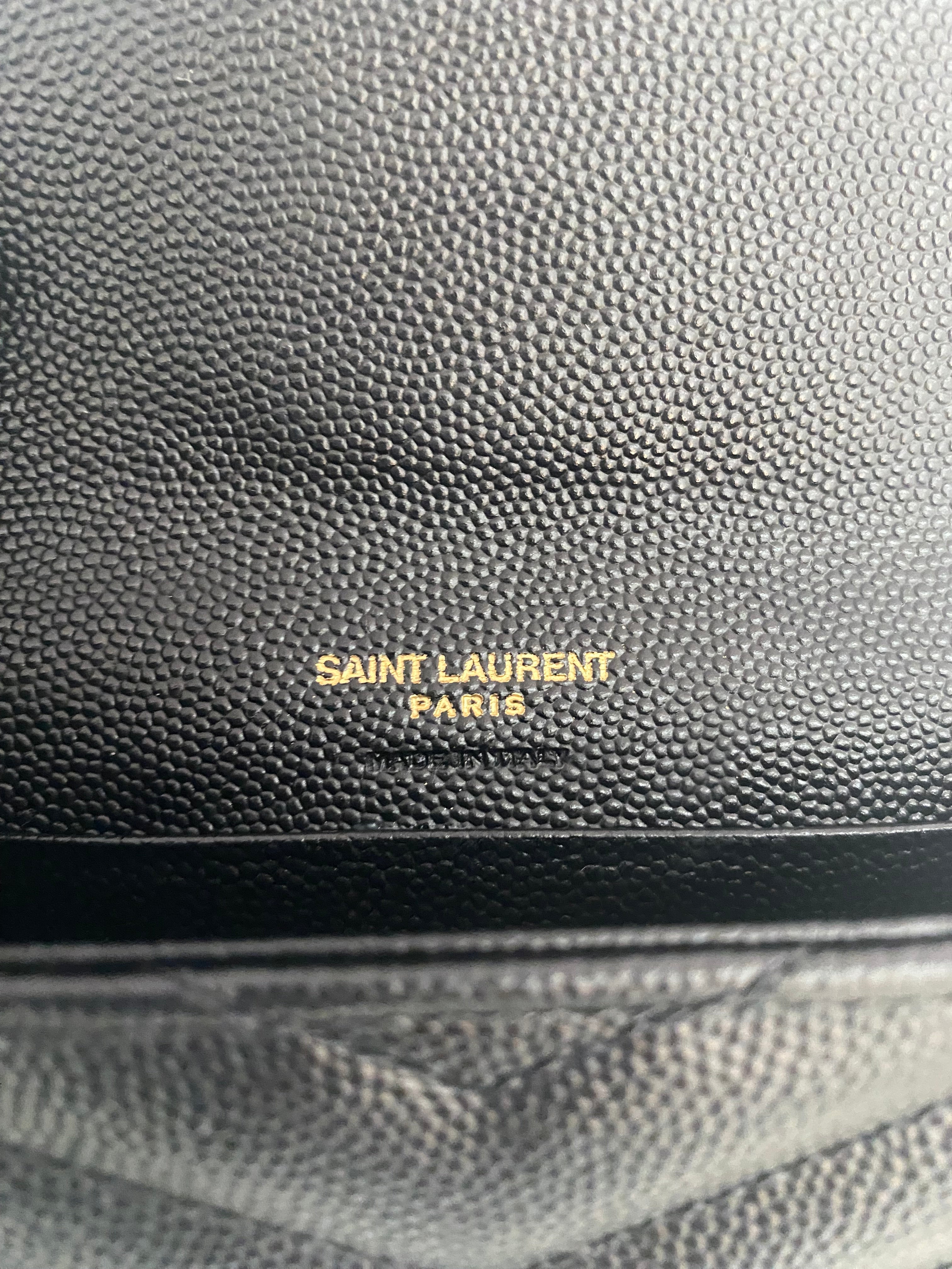 Saint Laurent Cassandre Matelasse Small Wallet (RRP £365)