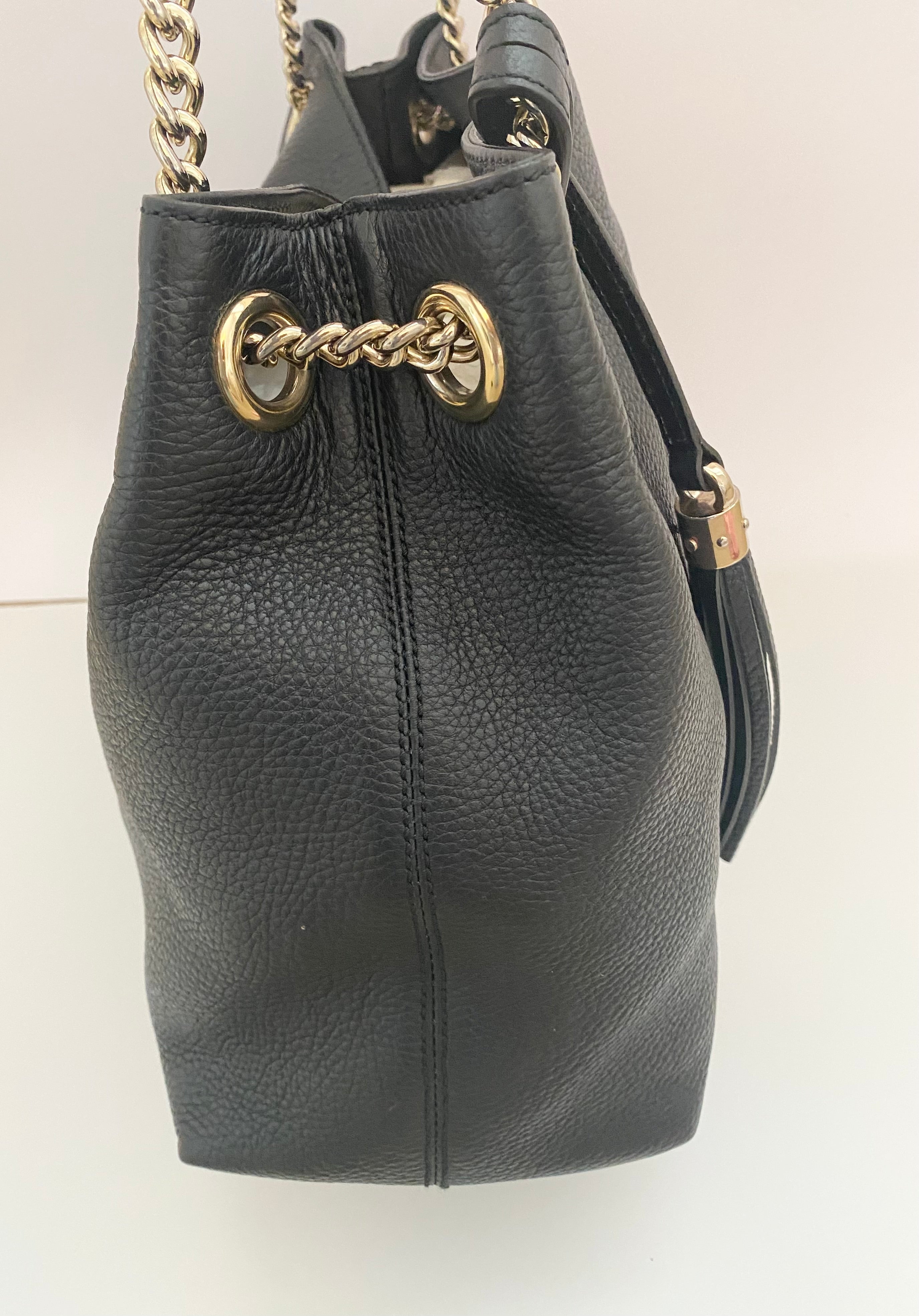 Gucci  Black Soho Chain Tote  (RRP £1350)