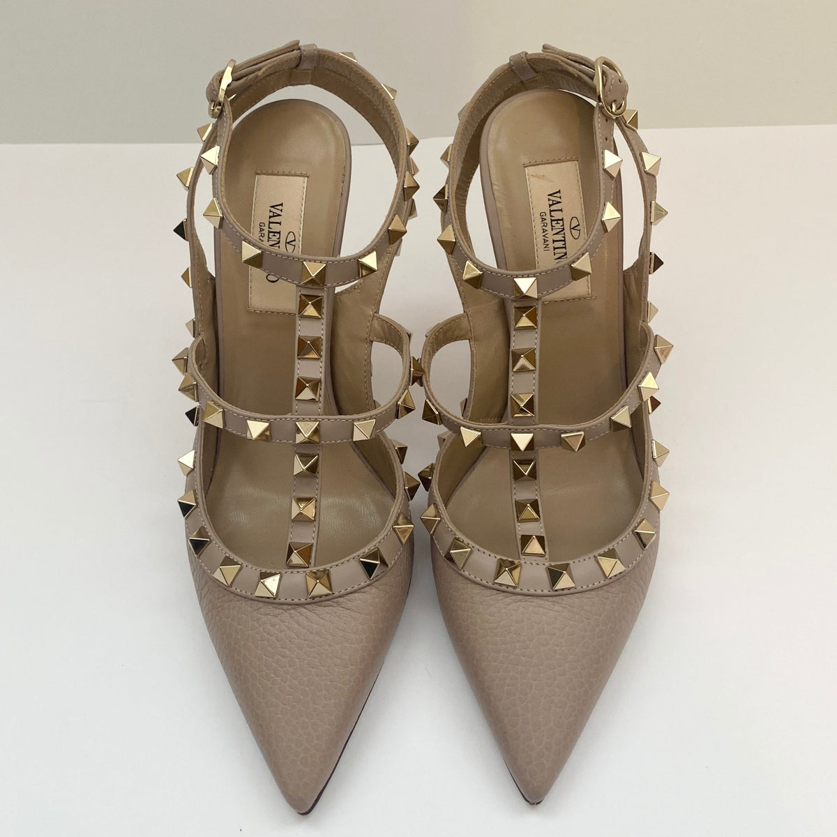 Valentino  Garavani Rock Stud Calfskin Ankle Strap Sandal ( RRP £860)