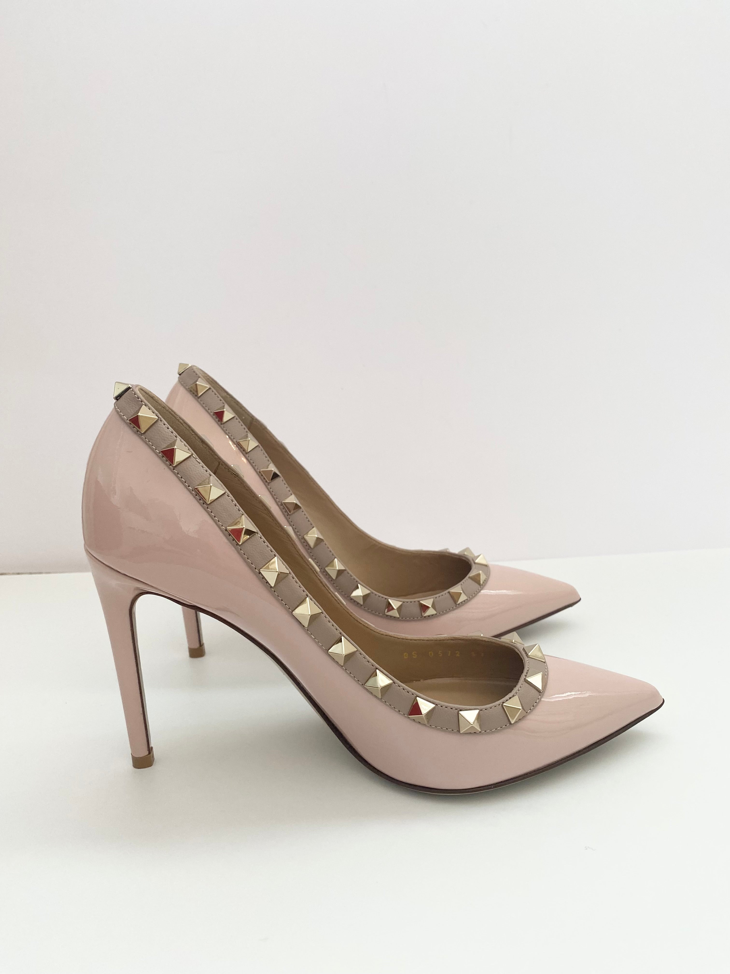 Valentino Garavani Water Rose Rockstud Heels