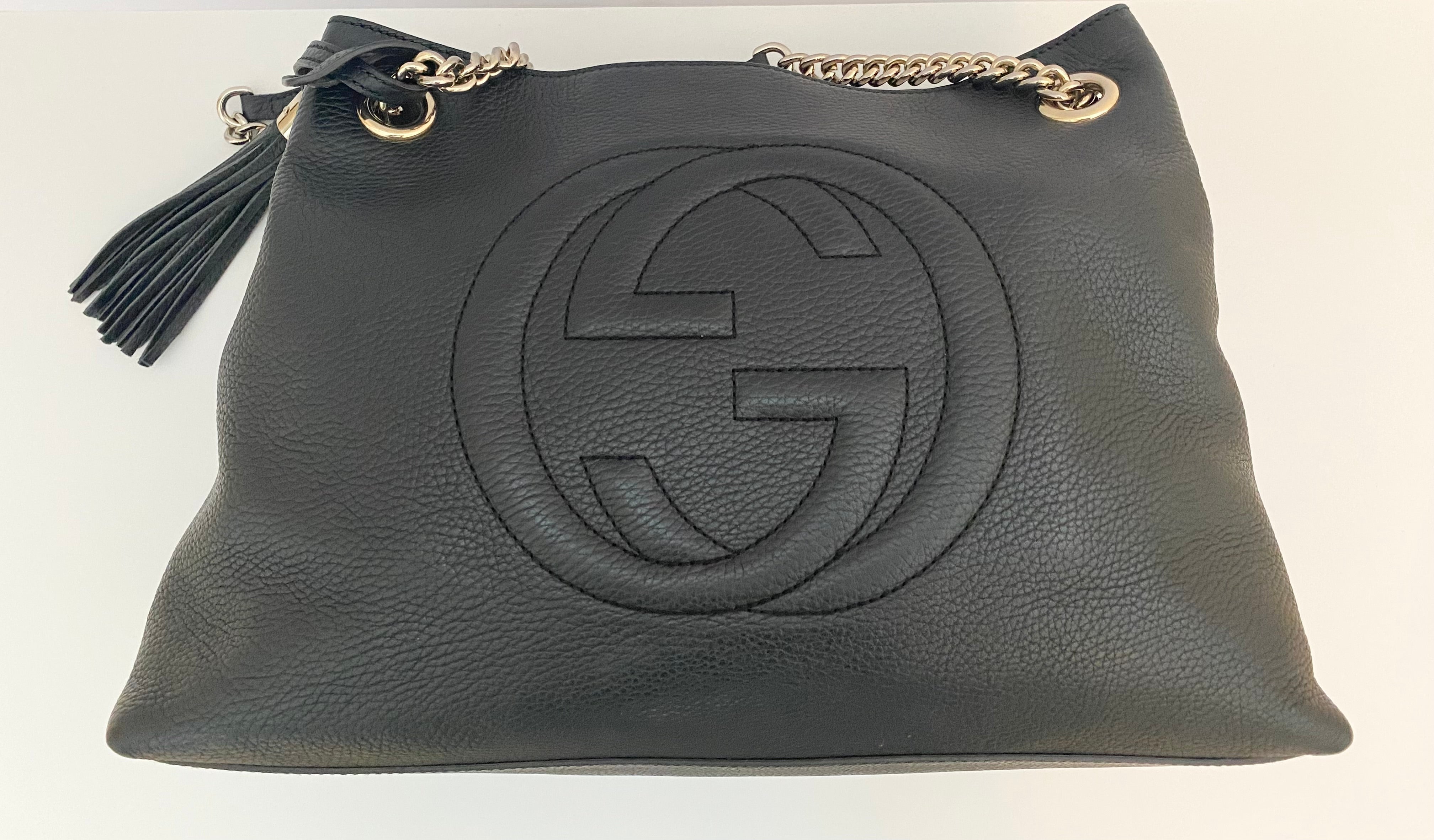 Gucci  Black Soho Chain Tote  (RRP £1350)