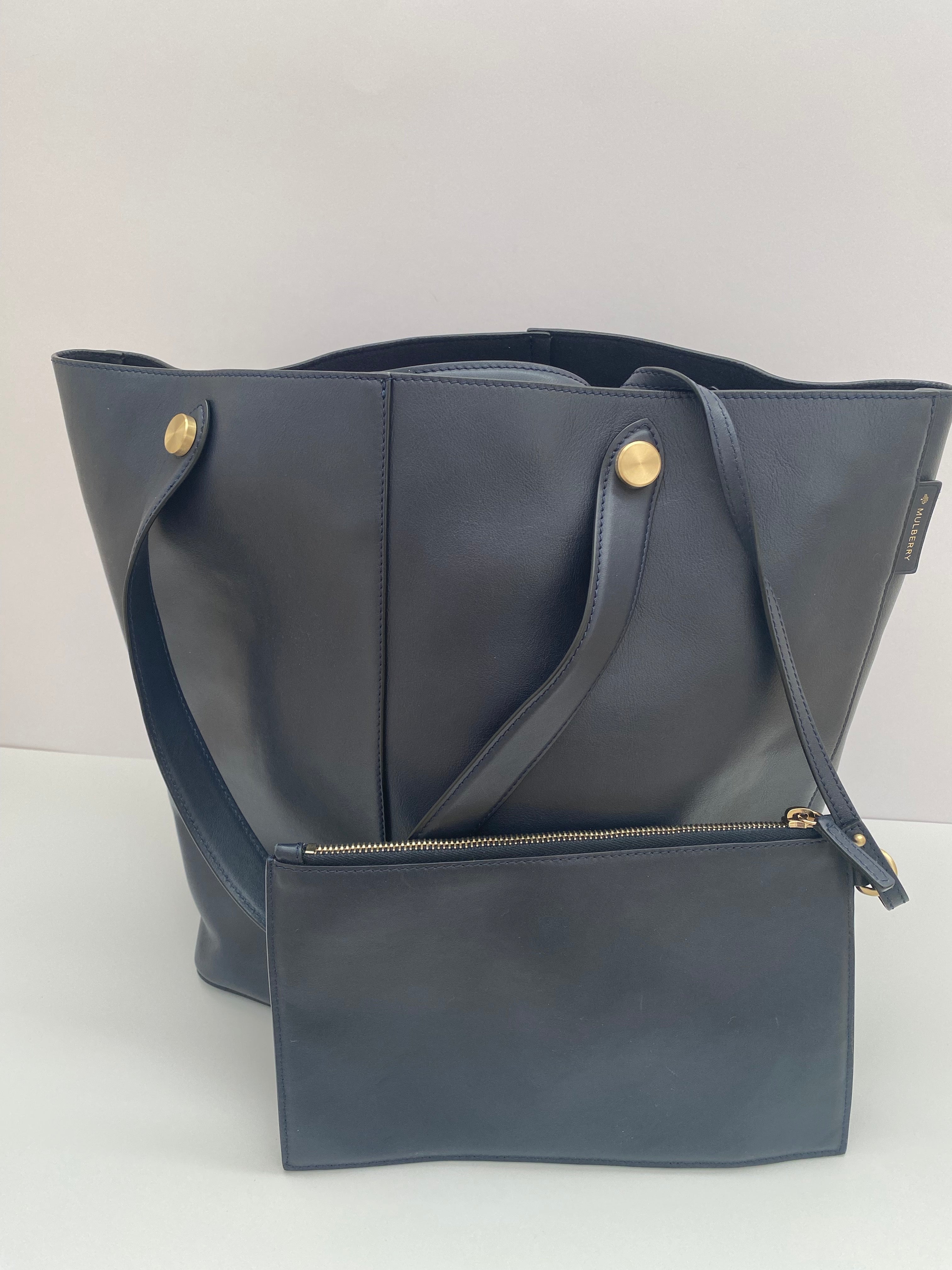 Mulberry Midnight Blue Kite Tote